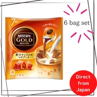 Nescafe Gold Blend Luxury Caramel Macchiato Potion Coffee 7 x 6 bags Direct from Japan