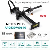 NEJE 5 Plus A40640/A40630 CNC Laser Engraver  Wood Cutting Machine Stainless Steel Engraving Metal E