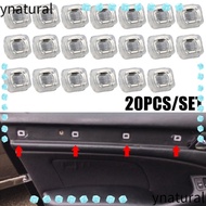 YNATURAL 40Pcs Interior Fixed Buckle, Replacement Retainers Grommets Car Door Snap, Plastic Dashboar