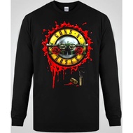 Baju Guns N' Roses Sweatshirt  LONG SLEEVE Guns N Roses Sweatshirt Men Women Cotton Pullovers