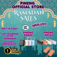 Smallest 3c(CCC)Pineng Powerbank PN833 PN830P PN761PD 10000mAh Type c input/output FAST CHARGING  22