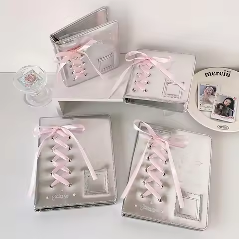 Durable A5/A7 Kpop Idol Photocards Holder PU Album Cover Photocard Binder Photograph Storage Photo A