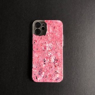 Acrylic 手繪抽象藝術手機殼 | iPhone 12 Mini | Sakura