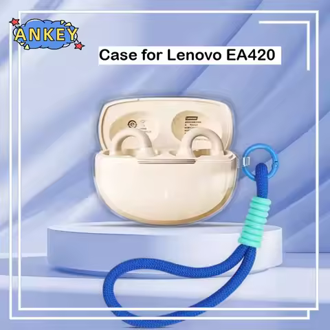 Case for Lenovo EA420 Case Protective Transparent Clear TPU Covers Bluetooth Earphone Shell Headphon