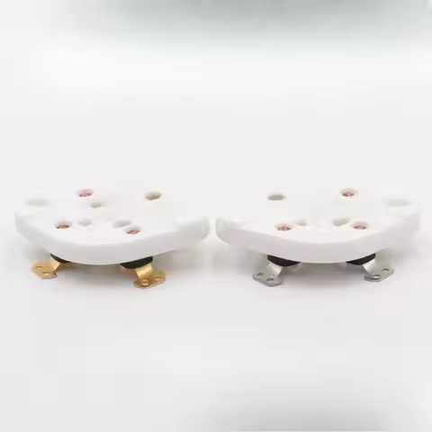 Gold-plated flat four-legged 4-legged tube holder 2A3 300B FU811 811A 866 572B 101D tube holder