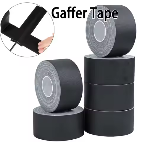 Gaffer Tape Heavy Duty Non-Reflective Matte Black Cloth Grip For Photography Book Repair Filming Bac