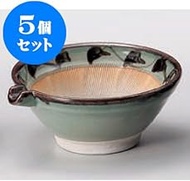 kbu3-828-03-313-5set, Set of 5, Mortar, Penetrating Arabesque, Single Mouth 5.0 Mortar, 6.5 x 5.9 x