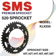 KAWASAKI KLX250 KLX 250 SMS SPROCKET 520 ( REAR ) SPROCKET BELAKANG BLACK