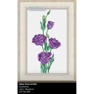 Eustoma Cross Stitch Kit
