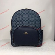 Coach 蔻馳 中號女士牛仔布 雙肩背包c5671，尺寸27.36.13