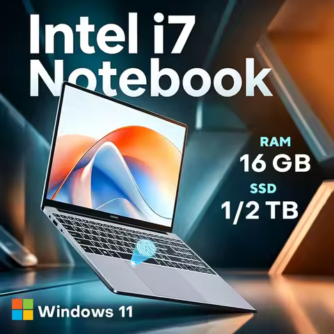 2026 Notebook Intel Core I7-1165G7 Backlit Laptops Fingerprint Unlock Computer 16GB RAM 1TB 2TB Wind