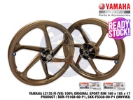 LC135 FI 135LC V8 100% ORIGINAL SE V2 SPORT RIM CAST WHEEL MNYM3 BDK-F5168-00-P1 5XK-F5338-00-P1 160