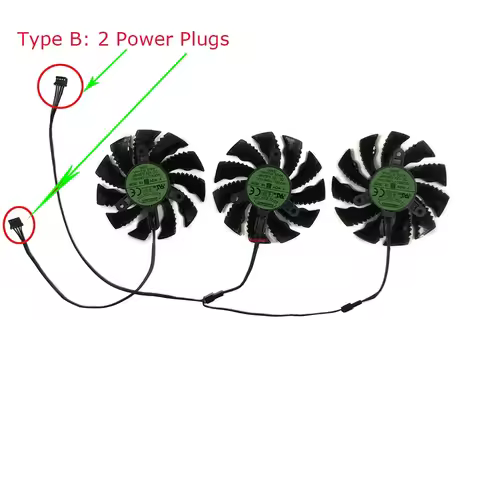VGA GPU Video Cooler,Graphics Cards Fan,T128015SU,82MM-84MM,For GIGABYTE RX 6900 XT 6900XT rx6900xt 