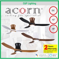[Installation Promo] Acorn Creation DC-168H 42" / 48" 3 Blade DC Smart Ceiling Fan w/ Light and Remo