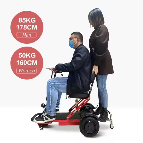Lightweight Electronic Mobility Scooter Disabled Handicapped Folding Mobility Scooter For Seniors