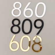 Acrylic 3D Door Plate, 门牌号 Creative Simple House Number Plate
