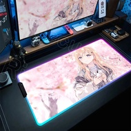 Hari Dengan Adik Tiri Saya Pad Tetikus Cantik Gadis Kawaii Besar Ayase Saki Pad Papan Kekunci Pc Lap