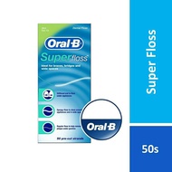 Super Floss Oral B (50 strands) - Perfect for Braces & Bridges