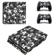 Ps4 PRO Console Skin Decal Sticker Camouflage + 2 Controller Skins Set
