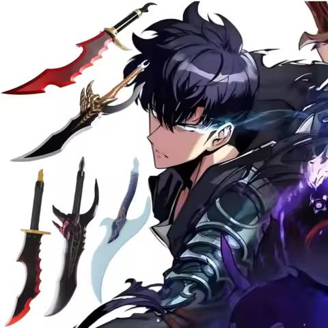 58CM Solo Leveling Kanata Sword Mizushino Shun Sword Anime Cosplay Prop Real Size Japanese Katana Sa