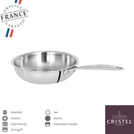 Cristel Mini Stainless Steel Chefs Pan Fixed Castel Pro / 3 Ply Fry Pan 9 Cm