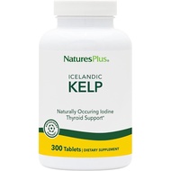 NaturesPlus IcelAndic Kelp - 150 mcg Iodine; 150 mg Kelp- 300 Vegetarian Tablets - Natural Iodine Su