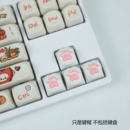 wireless keyboard keyboard wireless mechanical keyboard Mechanical Keyboard Cross Axis Girl Pink Cut