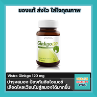 VISTRA Ginkgo 120 mg สารสกัดจากใบแปะก๊วย กิงโกะ ขนาด 30 เม็ด