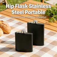 Portable Stainless Steel Flask Hip Pocket Wine Bottle Drinking Bottle Hip Flask Whiskey Wine Flask F