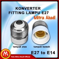 E27 Fitting Lamp Converter to E14 Fitting