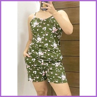 ▧ ◎ ◩ TRENDY Terno Set Pambahay | Pantulog Terno for Women | Spaghetti and Short Set Adults