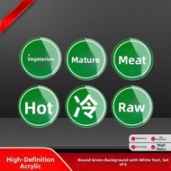 JIANGBO | 4D Cleaning Classification Management Kitchen Sign