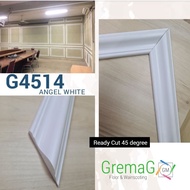 G4514/4 Ft to 8Ft/Pre angle cut wainscoting/Siap potong wainscoting/frame wainscoting/Deco rumah dinding/gremag