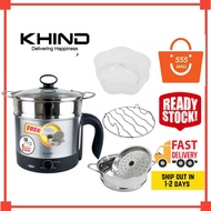 Khind Cooker Stainless Steel Multi Cooker&Steamer MC12S I Pelbagai Periuk & Pengukus🔥