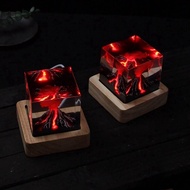 Volcanic Night Light USB Simulated Volcano Effect Light Volcano Lava Lamp for Room Decor-beettercar