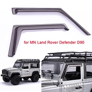 RC Car Acrylic Side Window Weather Shield Rain Deflectors for MN Land Rover Defender D90 Modificatio