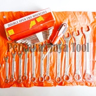 Wrench Package Spanner Set + 8-Piece Wrench Set + Reversible Screwdriver