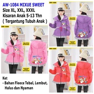 Mixue & Ai Cha girls' jacket, the latest trend, mixue sweat | 1084