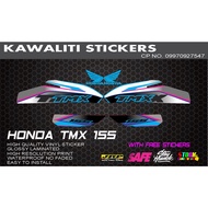 Honda TMX 155 Sticker Decals