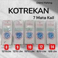 Kotrekan Sabiki 7 Mata Kail Pancing Ikan Kembung Selar Tembang