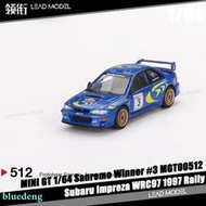 現貨|Subaru Impreza WRC97 Rally Sanremo MINIGT 1/64 車模型