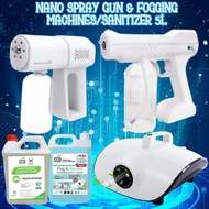 ☃☾♛[TODAY POS]800ML Wireless Nano Spray Gun Blue Light Nano Steam Atomizing Fogger Disinfection Spray Disinfe