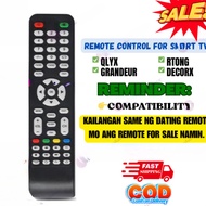 Smart TV Remote LED TV REMOTE RTONG SMART TV REMOTE DECORX TV GOMA Remote GRANDEUR Smart Led TV Remo
