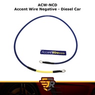 Accent Wire Plug Coil Socket Connector Grounding Cable (ACW-NCD) - Negative / Car Diesel