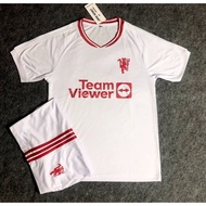 [MU-T02] PRINTED NAME, T-SHIRT NUMBER - M**U soccer jersey set - High quality elastic products - Who