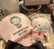 櫻桃小丸子 coji-coji 帆布袋 單肩包 化妝袋 刺繡 日本限定 帆布袋 托特包 毛公仔 鎖匙扣 掛飾 掛件 手提袋 代購 mdf Maison de FLEUR