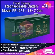 (No Supply to Sabah & Sarawak) FP1272 FirstPower 12v 7.2ah Rechargeable Battery 12v 7.2ah FP 1272 ba