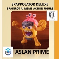 SPAPPOLATOR DELUXE ARTICULATED ACTION FIGURE 3D Print Toy Viral AI Brainrot Anomali Anomaly Characte