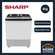 Sharp Semi Auto Washing Machine 8KG | 11KG | 13KG | 15KG