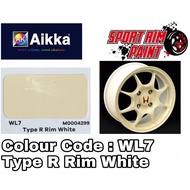 AIKKA WL7 TYPE R RIM WHITE 2K SPORT RIM PAINT